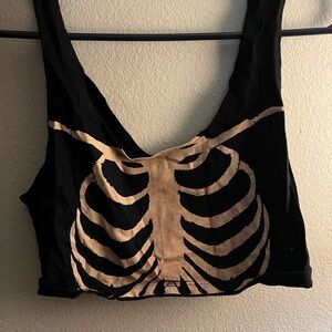 Black crop top from Urban Outfitters